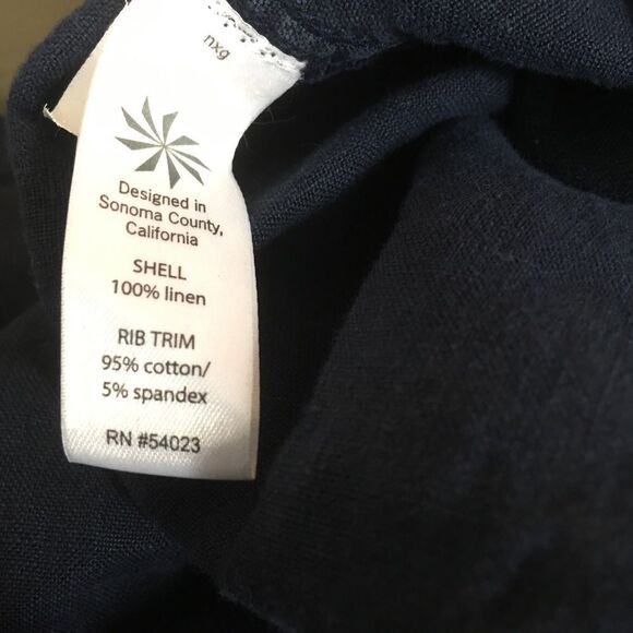 ATHLETA Celine Blue Linen Skirt -> Athleta Celine Blue Linen Skirt - Picture 6 of 6